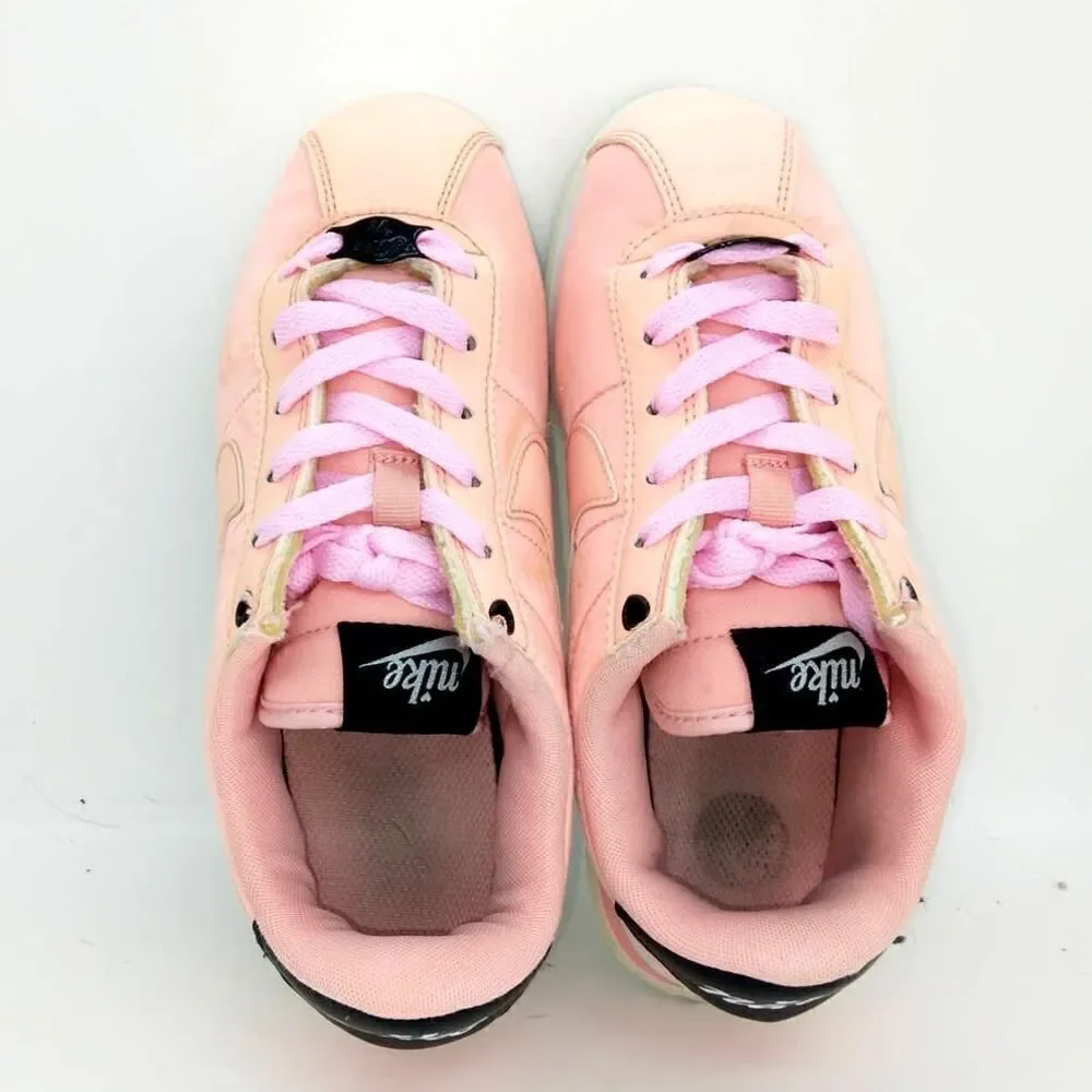 Nike Cortez Basic TXT Girl's Pre-owned Pastel Pink Sneakers- sz. 4 1/2Y